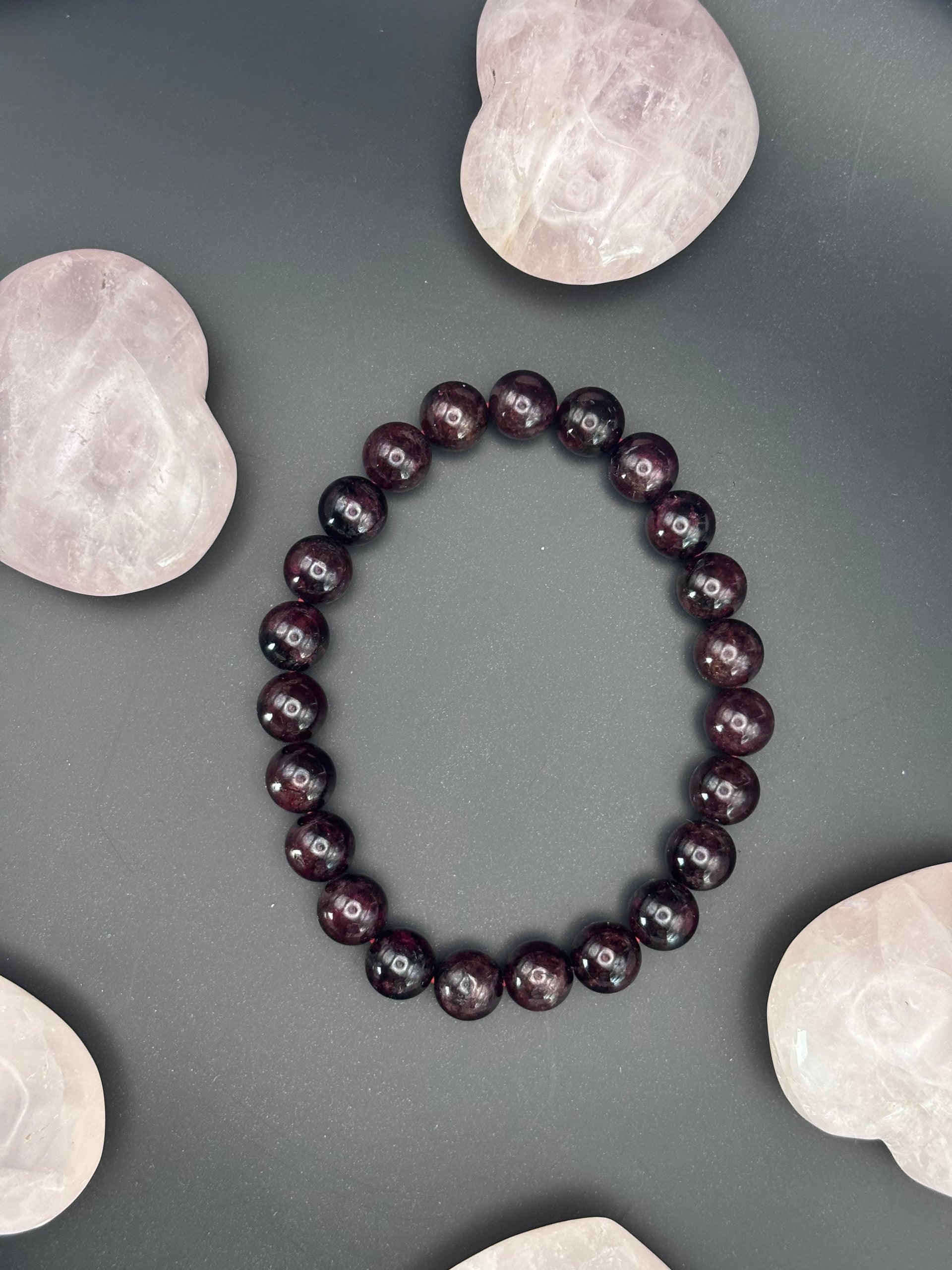 Garnet Crystal Bracelet