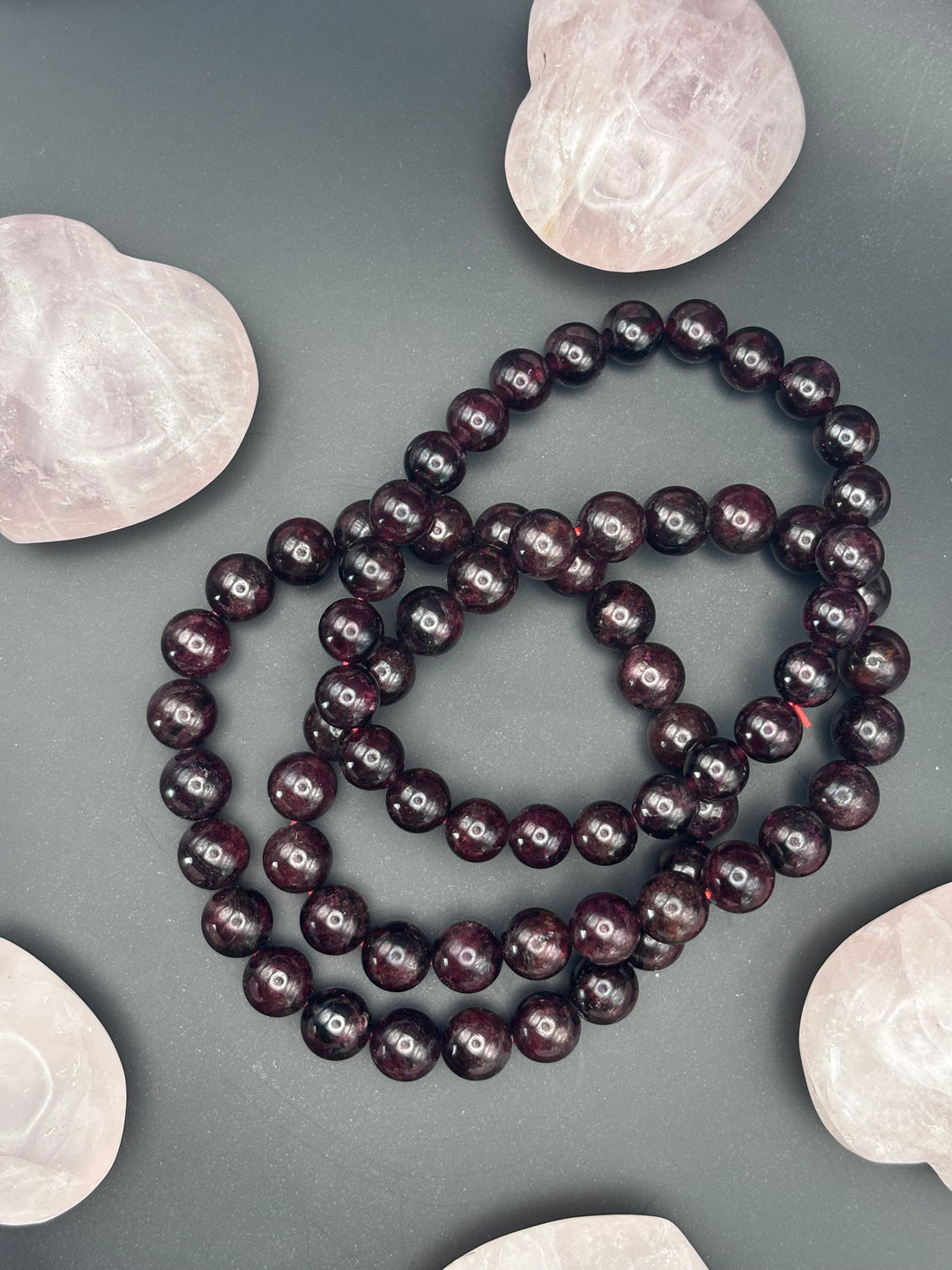 Garnet Crystal Bracelet