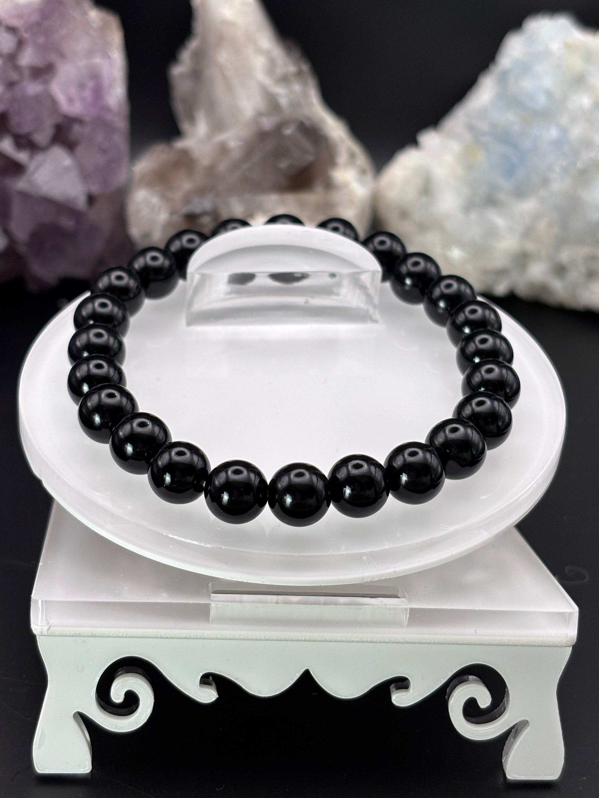 Black Tourmaline Crystal Bracelet