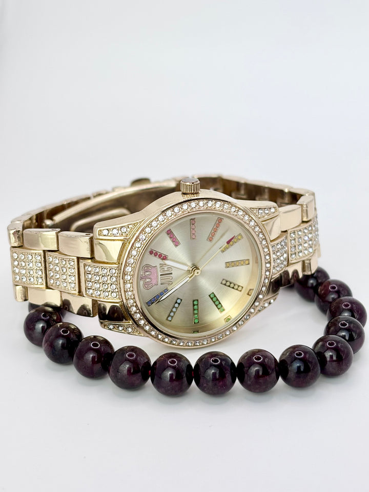 Garnet Crystal Bracelet