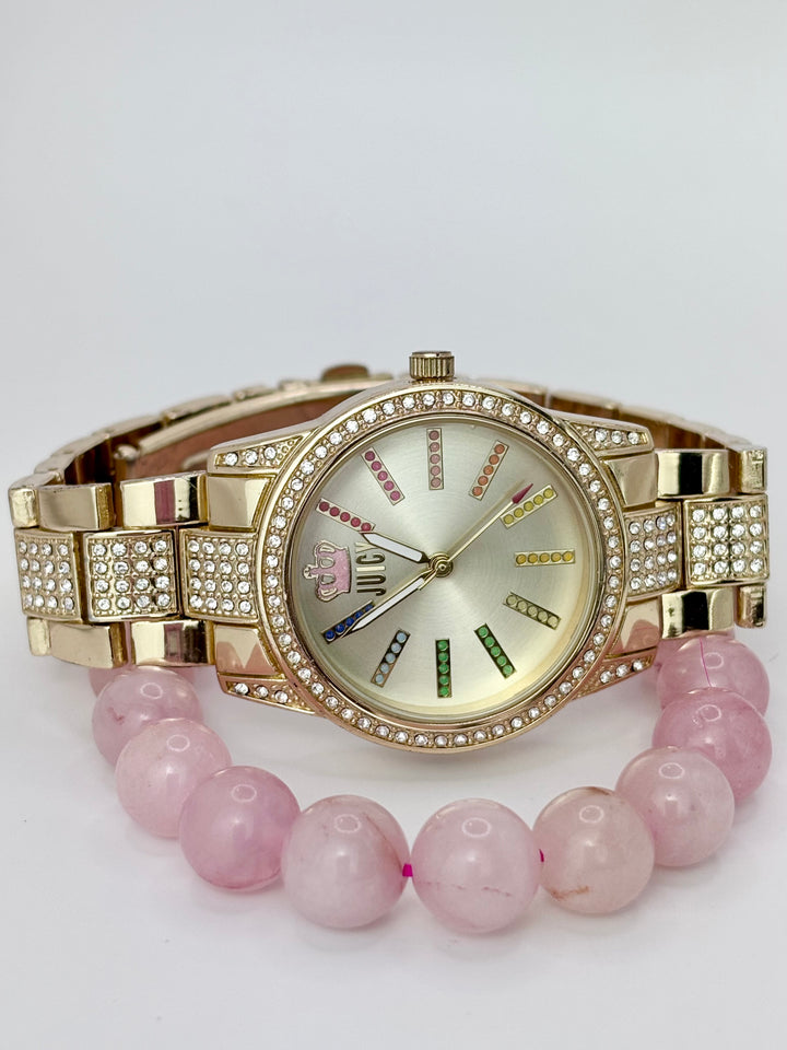 Rose Quartz Crystal Bracelet