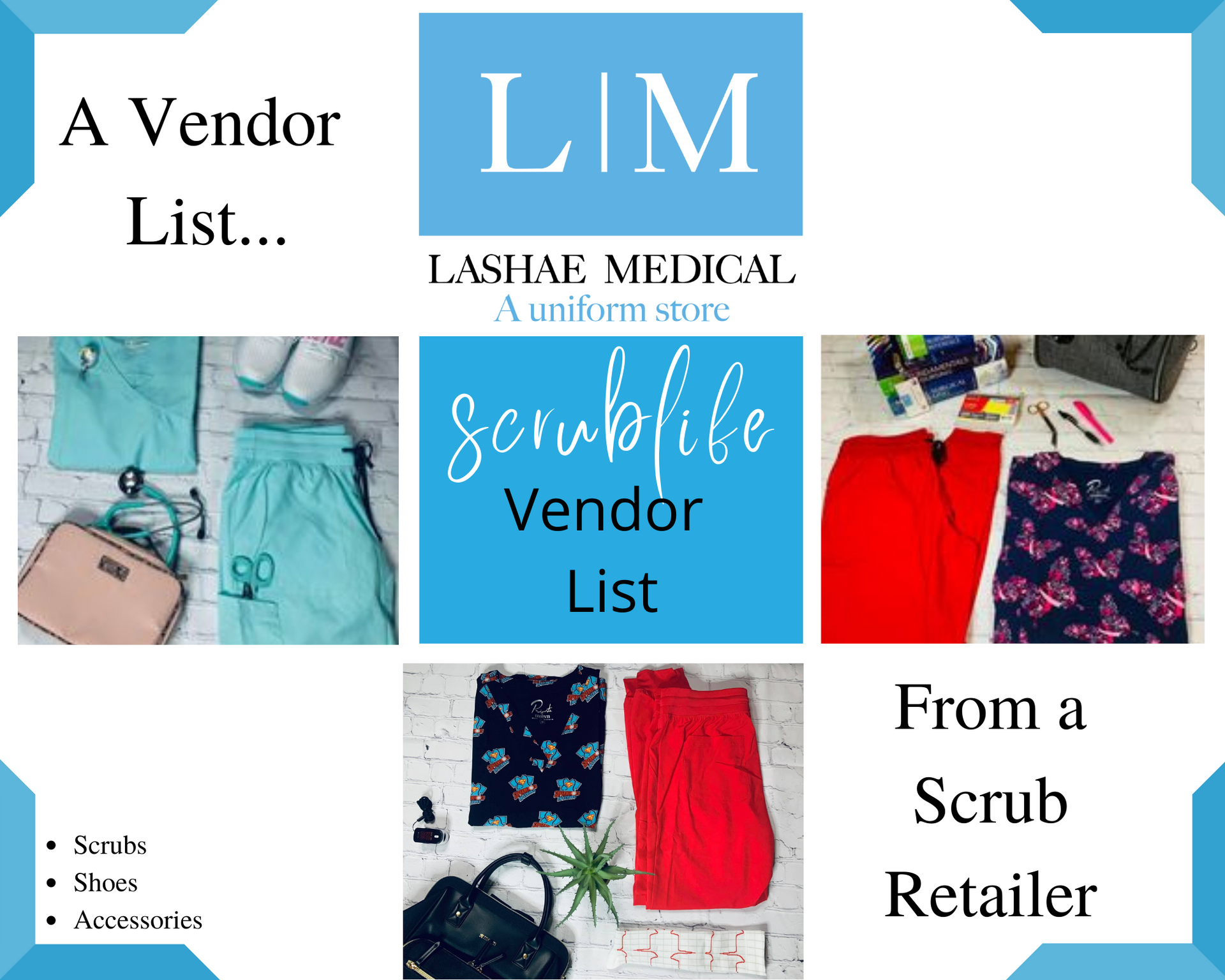 Scrublife Vendor List