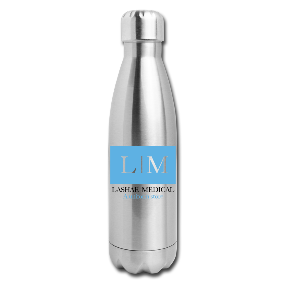 LM Insulated Stainless Steel Water Bottle - silver